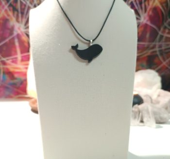 Orgonita colgante Ballena Magnetita 4 gr.