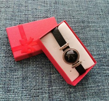 Pulsera Shungita redonda negra.