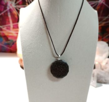 Orgonita colgante Dodecágono VIRUTA PEQUEÑA DE HIERRO 18 gr.