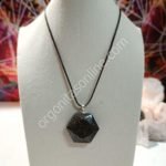 Orgonita colgante Hexágono VIRUTA PEQUEÑA DE HIERRO 15 gr.
