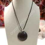 Orgonita colgante Semicírculo Grande VIRUTA PEQUEÑA DE HIERRO 15 gr.