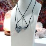 Exclusiva Orgonita colgante corazón y llave 7 gr.