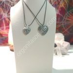 Orgonita Colgante Corazón grande de 7 gr. y Corazón pequeño de 2 gr.