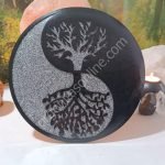 Plato Decorativo Árbol de la Vida Ying-Yang Protección 5G.6G