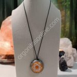 OrgoChakra Sacro forma Semiesfera colgante o llavero 15 gr.