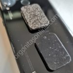 Protectores Orgonita para MÓVIL forma rectangular de Magnetita  4 gr  y viruta de hierro pequeña 8 gr